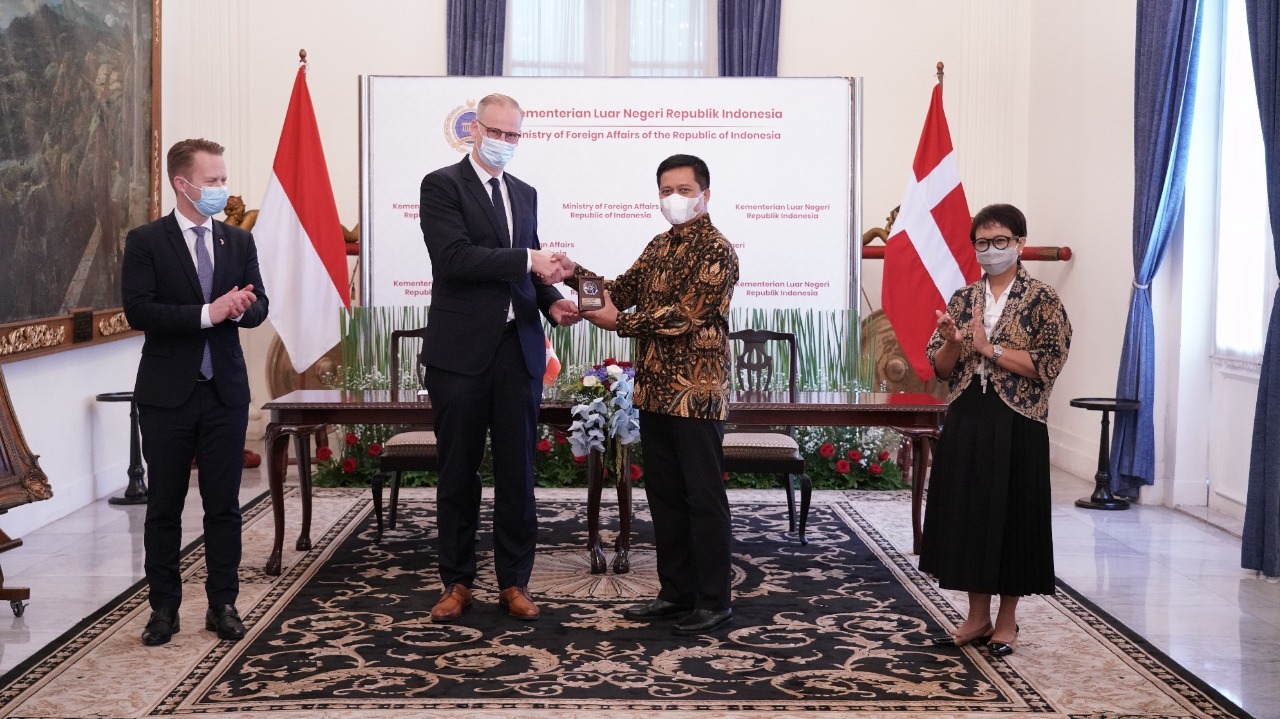 JCLEC Executive Director attended the launch of 2021 – 2024 Plan of Action under the Danish – Indonesian Strategic Partnership