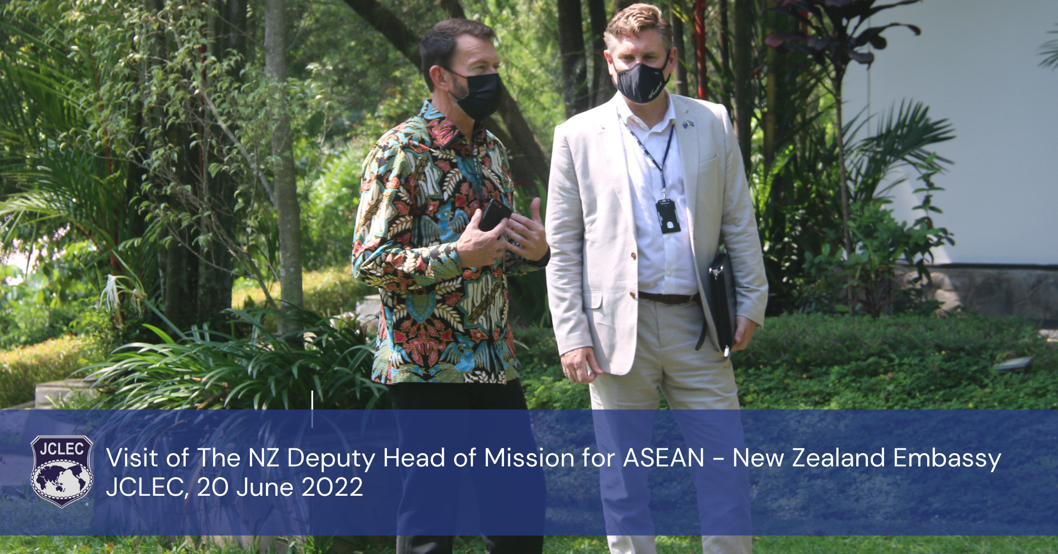 JCLEC’s Executive Director Programs with the New Zealand Deputy Head of Mission for ASEAN