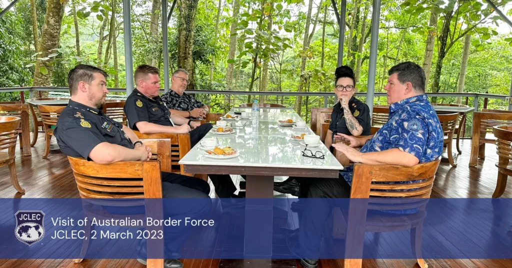 JCLEC Management bersama delegasi Australian Border Force (ABF)