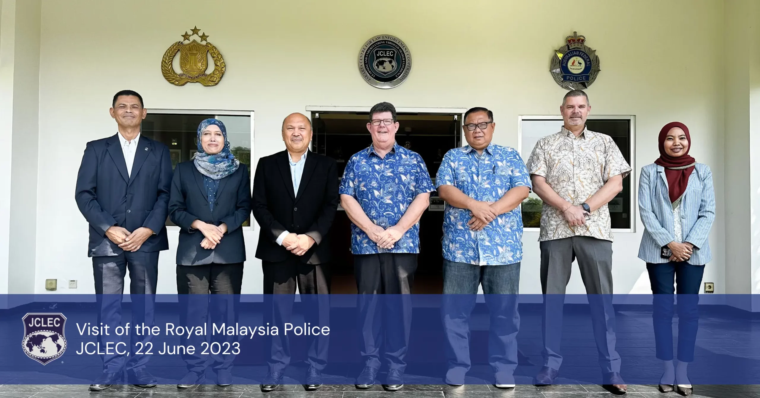 JCLEC Management with the Delegation of Royal Malaysia Police