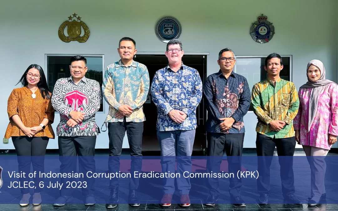 Official Photograph of the Delegation of Indonesian Corruption Eradication Commission (KPK)  with JCLEC Management