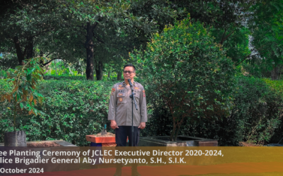 Tree Planting Ceremony of JCLEC Executive Director 2020‒2024, Police Brigadier General Aby Nursetyanto, S.H., S.I.K.