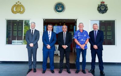 Welcoming the New Zealand Ambassador at JCLEC