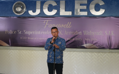 Farewell Ceremony for Police Senior Superintendent FX. Arendra Wahyudi, S.I.K., M.Han., JCLEC Head of Capacity Development (March 2025 – June 2026)