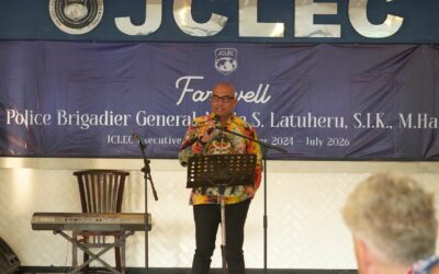 Tree planting & Farewell dinner for Police Brigadier General Audie S. Latuheru, S.I.K., M. Han., JCLEC Executive Director (2024-2026)