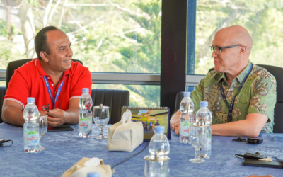 Welcoming Mr. Dana McDonald, the First Secretary (Customs) for Indonesia, Singapore, ASEAN – New Zealand Embassy